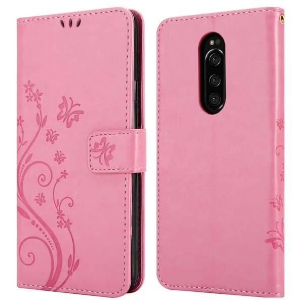 Sony Xperia 1 / Xperia XZ4 Pungetui Cover Blomster ()