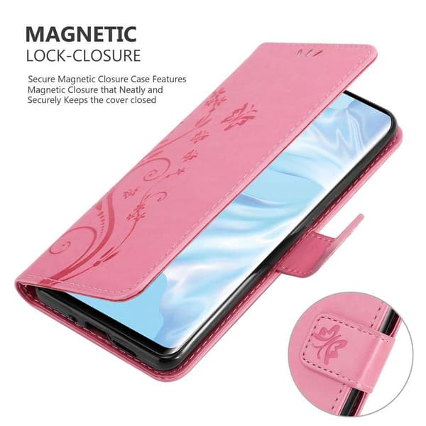 Huawei P30 PRO Pungetui Cover Blomster ()