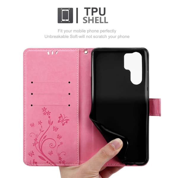 Huawei P30 PRO Pungetui Cover Blomster ()