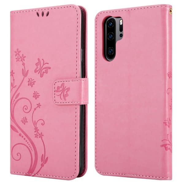 Huawei P30 PRO Pungetui Cover Blomster ()