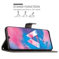 Pikkukuva 7 / 11: Samsung Galaxy M30 / A40s Suojakotelo Suojakuori Lompakkokotelo Matkapuhelinkotelo Kukat jossa on magneettisuljenta, jalusta-toiminto ja korttipaikat