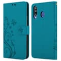 Miniatyrbild 9 av 9: Samsung Galaxy M30 / A40s Skal Fodral i blomdesign Mobilskydd Case Cover med magnetisk stängning, ståfunktion och kortplatser