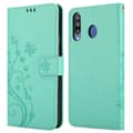 Miniatyrbillede 8 af 8: Samsung Galaxy M30 / A40s Pungetui Cover Blomster ()