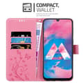Pikkukuva 5 / 11: Samsung Galaxy M30 / A40s Suojakotelo Suojakuori Lompakkokotelo Matkapuhelinkotelo Kukat jossa on magneettisuljenta, jalusta-toiminto ja korttipaikat