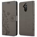 Miniatyrbild 9 av 9: Huawei MATE 20 LITE Skal Fodral i blomdesign Mobilskydd Case Cover med magnetisk stängning, ståfunktion och kortplatser