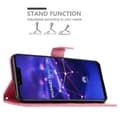Miniatyrbild 4 av 9: Huawei MATE 20 LITE Skal Fodral i blomdesign Mobilskydd Case Cover med magnetisk stängning, ståfunktion och kortplatser