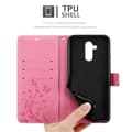 Miniatyrbild 6 av 9: Huawei MATE 20 LITE Skal Fodral i blomdesign Mobilskydd Case Cover med magnetisk stängning, ståfunktion och kortplatser