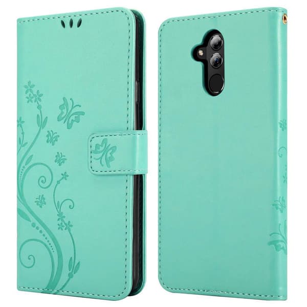 Huawei MATE 20 LITE Pungetui Cover Blomster ()