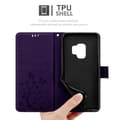 Miniatyrbillede 6 af 8: Samsung Galaxy S9 Pungetui Cover Blomster ()