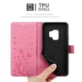Miniatyrbillede 6 af 8: Samsung Galaxy S9 Pungetui Cover Blomster ()