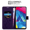Pikkukuva 5 / 11: Samsung Galaxy A10 / M10 Suojakotelo Suojakuori Lompakkokotelo Matkapuhelinkotelo Kukat jossa on magneettisuljenta, jalusta-toiminto ja korttipaikat