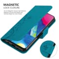 Pikkukuva 10 / 11: Samsung Galaxy A10 / M10 Suojakotelo Suojakuori Lompakkokotelo Matkapuhelinkotelo Kukat jossa on magneettisuljenta, jalusta-toiminto ja korttipaikat