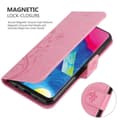 Pikkukuva 10 / 11: Samsung Galaxy A10 / M10 Suojakotelo Suojakuori Lompakkokotelo Matkapuhelinkotelo Kukat jossa on magneettisuljenta, jalusta-toiminto ja korttipaikat