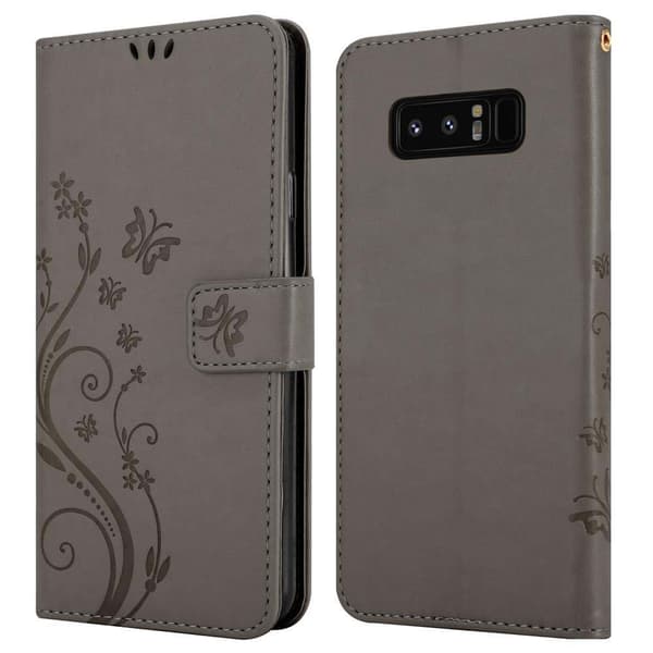 Samsung Galaxy NOTE 8 Pungetui Cover Blomster ()