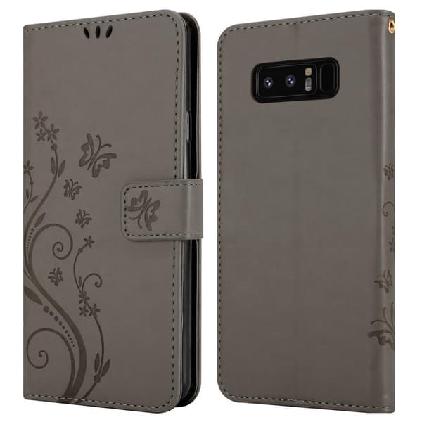 Samsung Galaxy NOTE 8 Pungetui Cover Blomster ()