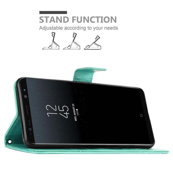 Samsung Galaxy NOTE 8 Pungetui Cover Blomster ()