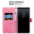 Miniatyrbillede 2 af 8: Samsung Galaxy NOTE 8 Pungetui Cover Blomster ()