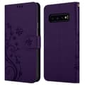 Miniatyrbillede 7 af 8: Samsung Galaxy S10 PLUS Pungetui Cover Blomster ()