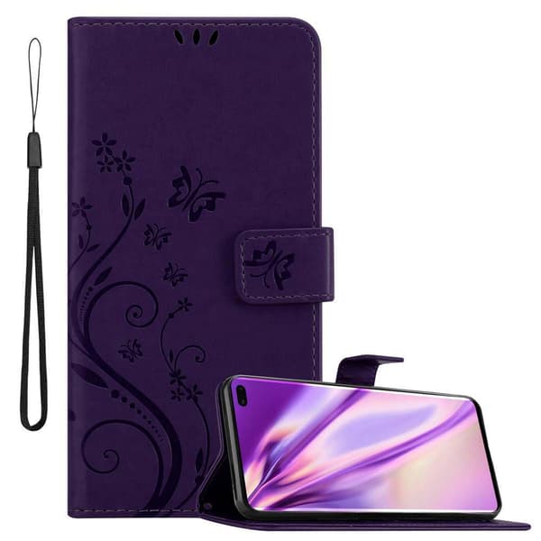 Samsung Galaxy S10 PLUS Pungetui Cover Blomster ()