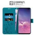 Miniatyrbillede 2 af 8: Samsung Galaxy S10 PLUS Pungetui Cover Blomster ()