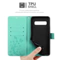 Miniatyrbillede 5 af 8: Samsung Galaxy S10 PLUS Pungetui Cover Blomster ()
