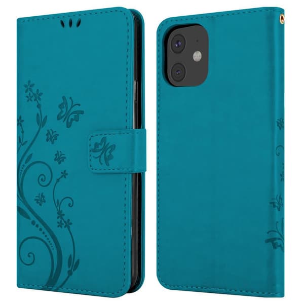 iPhone 11 Pungetui Cover Blomster ()