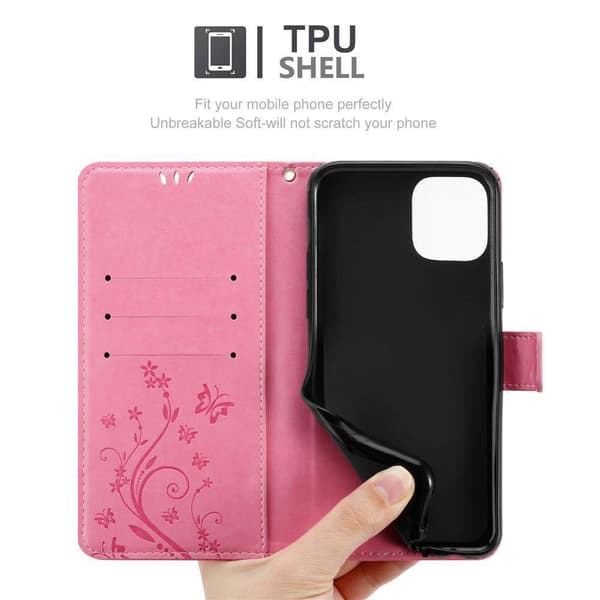 iPhone 11 Pungetui Cover Blomster ()