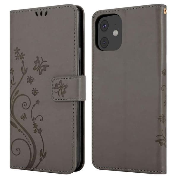 iPhone 11 Suojakotelo Suojakuori Lompakkokotelo Matkapuhelinkotelo Kukat jossa on magneettisuljenta, jalusta-toiminto ja korttipaikat
