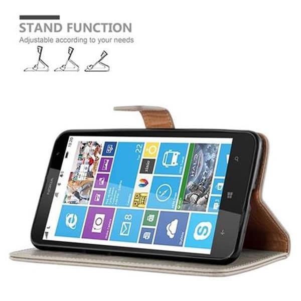 Nokia Lumia 1320 Plånboksfodral Skal Mobilskyddmed magnetisk stängning, ståfunktion och kortficka
