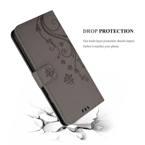 iPhone 6 PLUS / 6S PLUS Pungetui Cover Blomster ()