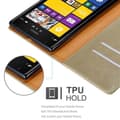 Miniatyrbilde 3 av 5: Deksel til Nokia Lumia 1520 Lommebokdeksel med magnetisk lukking, stativfunksjon og kortlomme