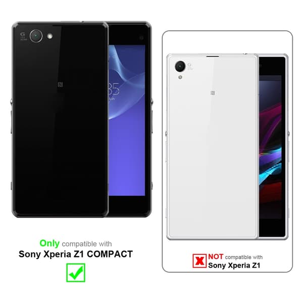Sony Xperia Z1 COMPACT Suojakotelo Suojakuori Lompakkokotelo Matkapuhelinkotelo jossa magneettisuljenta, jalusta-toiminto ja korttitasku