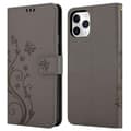 Miniatyrbilde 8 av 8: Deksel til iPhone 11 PRO Lommebokdeksel i blomster design med magnetisk lukking, stativfunksjon og kortplasser