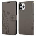 Miniatyrbilde 9 av 9: Deksel til iPhone 11 PRO Lommebokdeksel i blomster design med magnetisk lukking, stativfunksjon og kortplasser