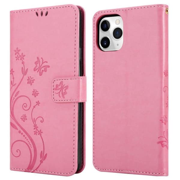 iPhone 11 PRO Pungetui Cover Blomster ()