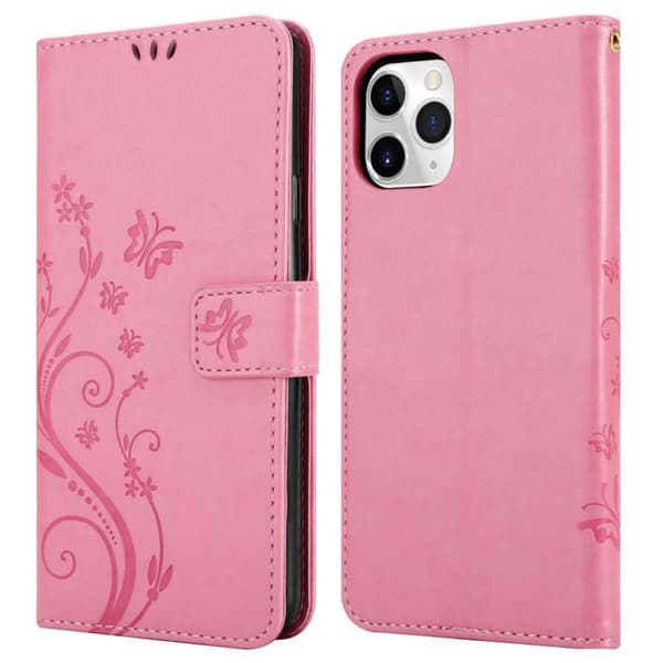 iPhone 11 PRO Pungetui Cover Blomster ()