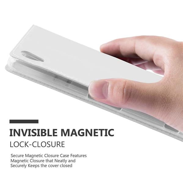 Deksel til Sony Xperia Z2 Lommebokdeksel med magnetisk lukking, stativfunksjon og kortlomme