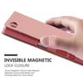 Pikkukuva 6 / 7: Sony Xperia Z5 COMPACT Suojakotelo Suojakuori Lompakkokotelo Matkapuhelinkotelo jossa magneettisuljenta, jalusta-toiminto ja korttitasku