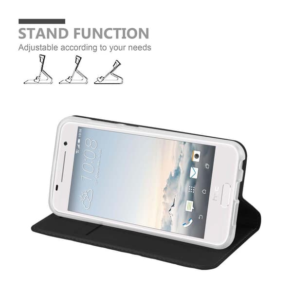 HTC ONE A9 Skal Fodral med magnetisk stängning, ståfunktion och kortficka Mobilskydd