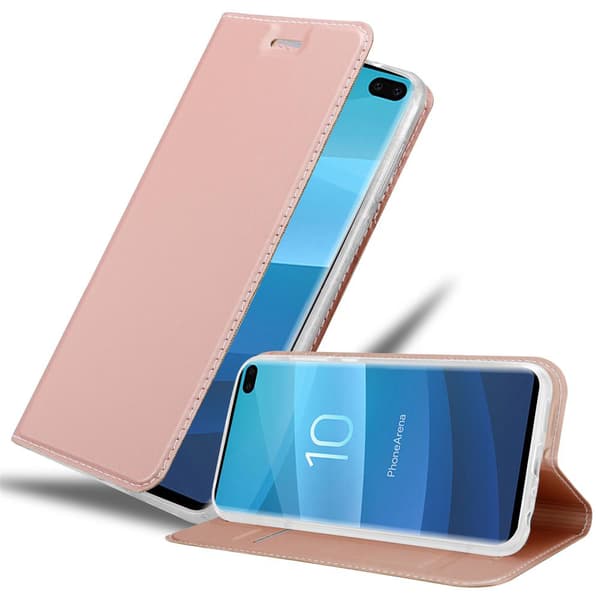 Deksel til Samsung Galaxy S10 PLUS Lommebokdeksel med magnetisk lukking, stativfunksjon og kortlomme