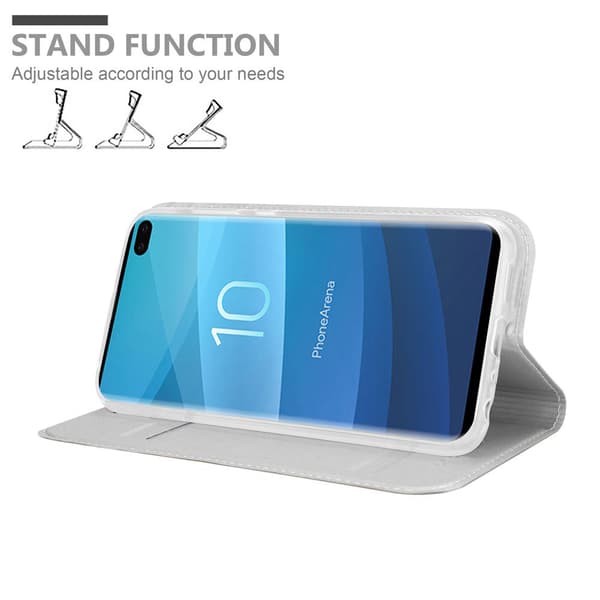 Samsung Galaxy S10 PLUS Skal Fodral med magnetisk stängning, ståfunktion och kortficka Mobilskydd
