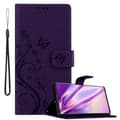 Pikkukuva 1 / 11: Samsung Galaxy NOTE 10 Suojakotelo Suojakuori Lompakkokotelo Matkapuhelinkotelo Kukat jossa on magneettisuljenta, jalusta-toiminto ja korttipaikat