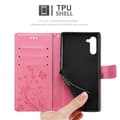 Miniatyrbillede 6 af 8: Samsung Galaxy NOTE 10 Pungetui Cover Blomster ()