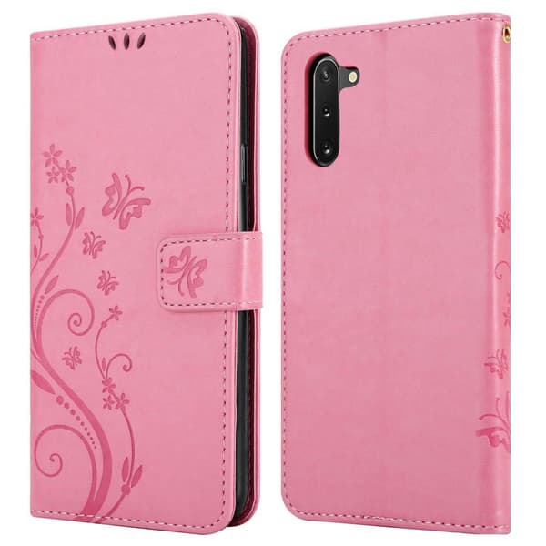 Samsung Galaxy NOTE 10 Pungetui Cover Blomster ()