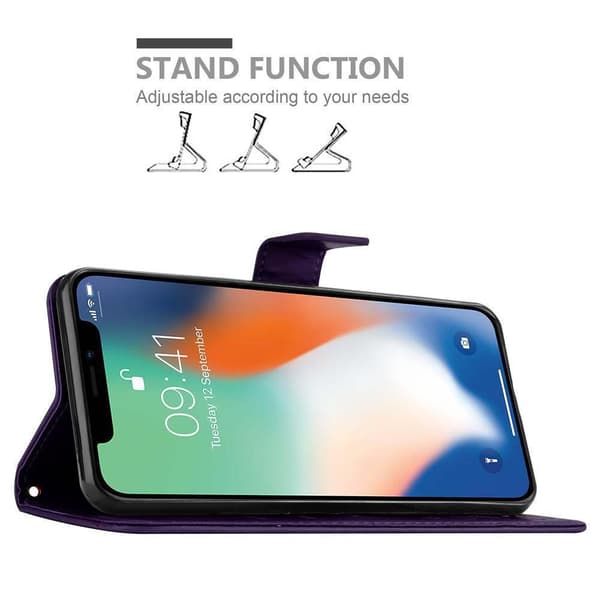 iPhone XR Pungetui Cover Blomster ()