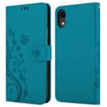 Miniatyrbilde 9 av 9: Deksel til iPhone XR Lommebokdeksel i blomster design med magnetisk lukking, stativfunksjon og kortplasser