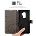 Miniatyrbild 6 av 8: Samsung Galaxy S9 PLUS Skal Fodral i blomdesign Mobilskydd Case Cover med magnetisk stängning, ståfunktion och kortplatser
