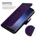 Miniatyrbild 5 av 8: Samsung Galaxy S9 PLUS Skal Fodral i blomdesign Mobilskydd Case Cover med magnetisk stängning, ståfunktion och kortplatser