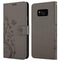 Miniatyrbilde 9 av 9: Deksel til Samsung Galaxy S8 PLUS Lommebokdeksel i blomster design med magnetisk lukking, stativfunksjon og kortplasser
