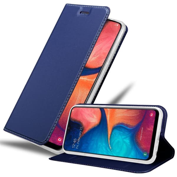 Samsung Galaxy A10e / A20e Suojakotelo Suojakuori Lompakkokotelo Matkapuhelinkotelo jossa magneettisuljenta, jalusta-toiminto ja korttitasku